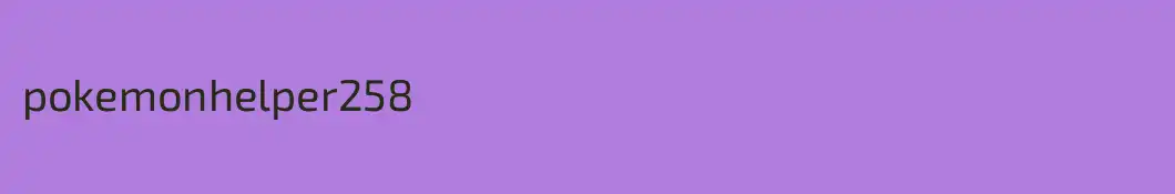 pokemonhelper258
