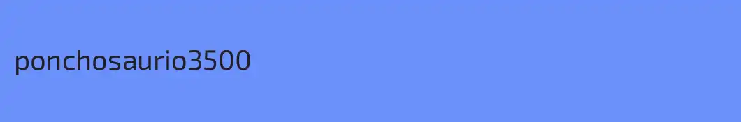 ponchosaurio3500