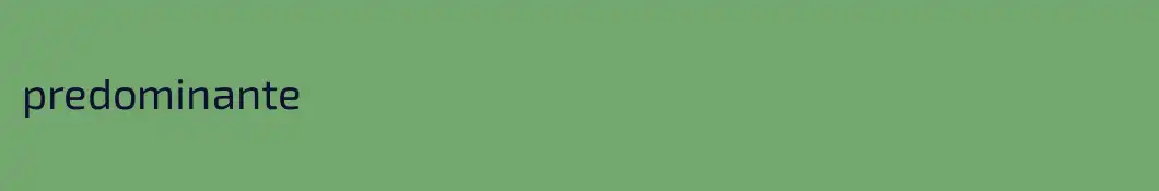 predominante