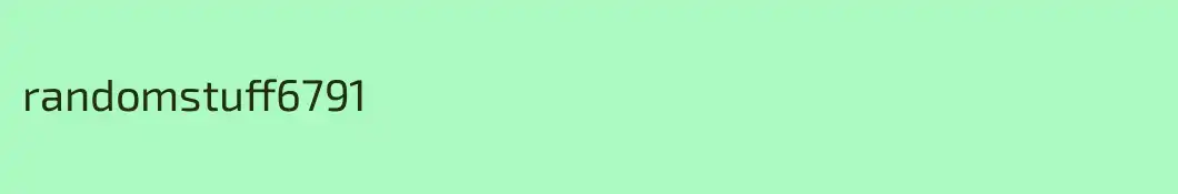 randomstuff6791