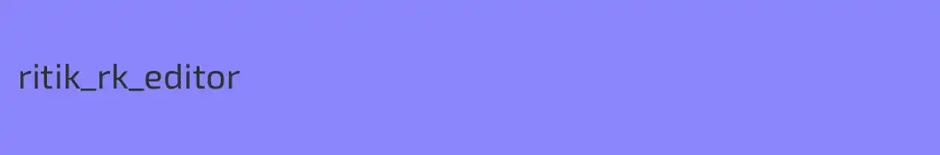 ritik_rk_editor
