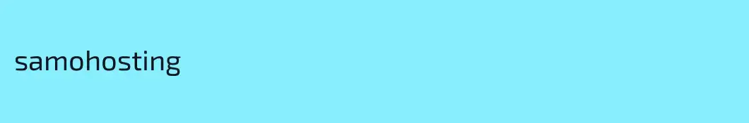 samohosting