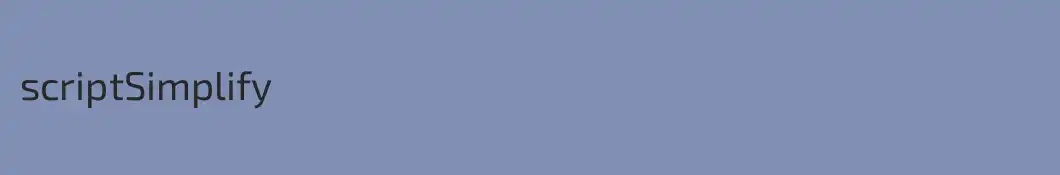 scriptSimplify
