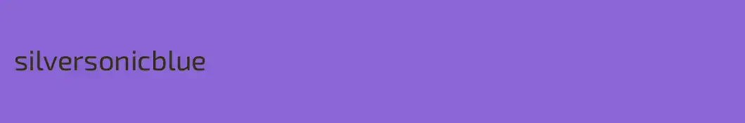 silversonicblue