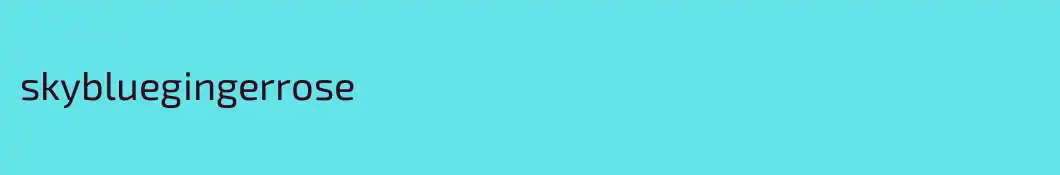 skybluegingerrose