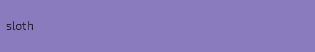 sloth