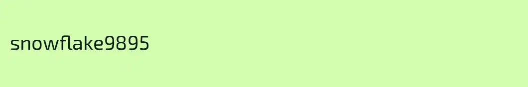 snowflake9895