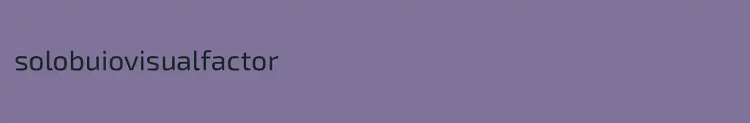 solobuiovisualfactor