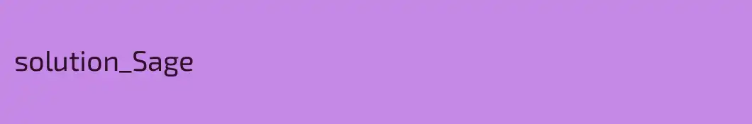 solution_Sage