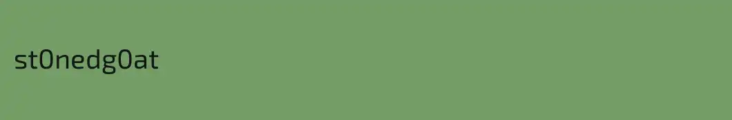 st0nedg0at