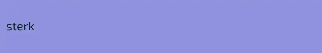 sterk