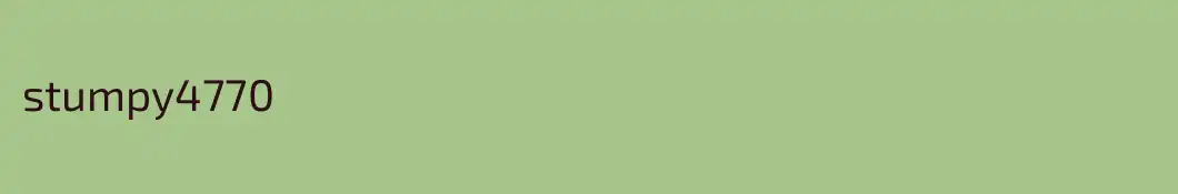 stumpy4770