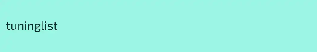 tuninglist