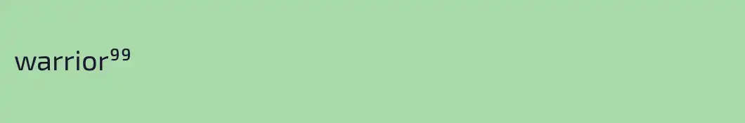 warrior⁹⁹