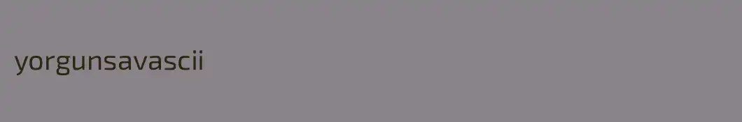 yorgunsavascii