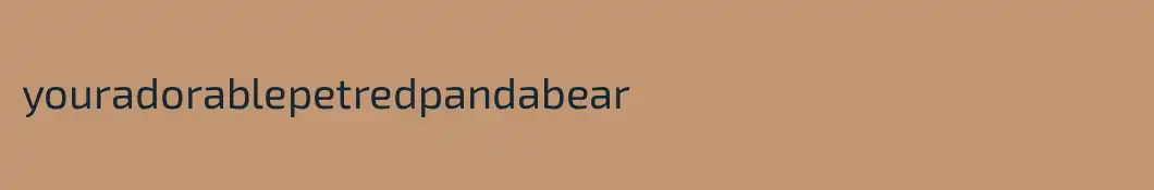 youradorablepetredpandabear