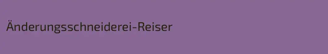 Änderungsschneiderei-Reiser
