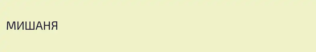 МИШАНЯ