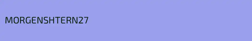 МОRGЕNSНTЕRN27