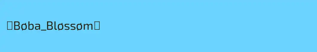 ♡Bøba_Bløssøm♡