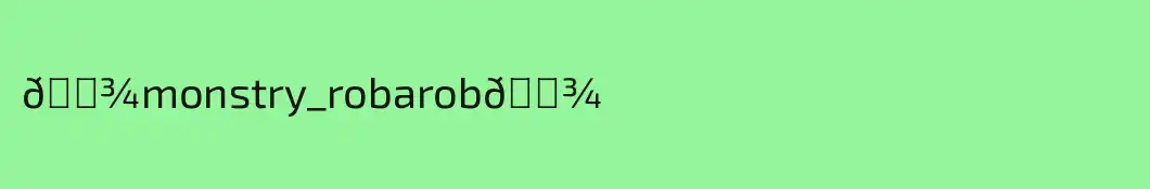 👾monstry_robarob👾