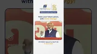 NavitasSolar | PrimeMinister | NarendraModi | SolarPanels | CleanEnergy | SolarPower | EcoFriendly