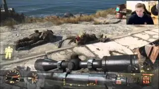 fallout 4: Killing a super mutant from the skies