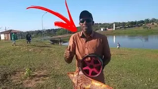 Até o Presidente da câmera soltando pipa primeiro vlog