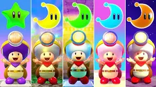 Captain Toad: Treasure Tracker - All Super Mario 3D World + Super Mario Odyssey Levels