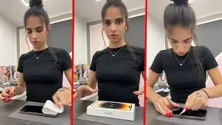 ASMR NEWMARTINA UNBOXING IPHONE