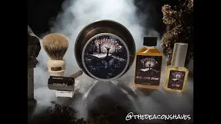 #sotd  Halloween week shave 3 - Resurrected Trifecta & 1st shave and review : Zomchi Bamboo razor