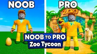 Roblox Zoo Tycoon 🦁 Noob to Pro | Building the Biggest Zoo with Rare Animals