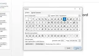 How to type Ä symbol in MS Word