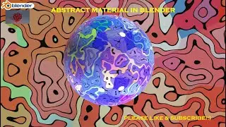 Abstract material in less then 1 minutes: Beginner Tutorial: Blender 2.9