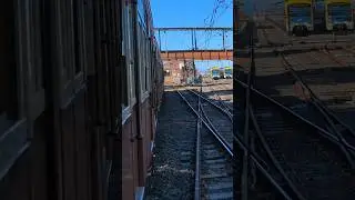 One of Melbourne's preserved 'Red Rattler' Electric Tait Train arriving at Brighton Beach Station 🚂