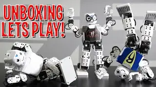 UNBOXING & LETS PLAY! - DARWIN MINI Robot Kit by ROBOTIS - The Cute Humanoid Robot like Cozmo!