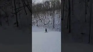 Ariel snowboarding