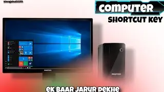 🖥️⌨️Computer ke in shortcut key janlo computer ke master ban jaoge 100% 