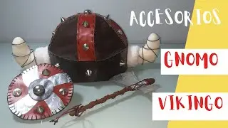 ACCESORIOS DEL GNOMO VIKINGO Paso a Paso MOLDES INCLUIDOS