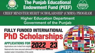 How to apply in PEEF Scholarship | PEEF 2022-2023 | pHD | Full apply procedure in details | CMMS