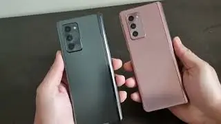 Samsung Galaxy Z Fold 2 Unboxing | Mystic Black and Mystic Bronze Side by Side | 4k