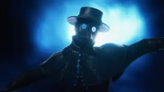 Plague Doctor Dancing Through Hyperspace
