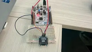 (Demo) SSD1306 OLED with STM32 Nucleo using STM32CubeIDE