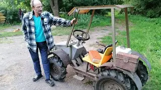 Минитрактор из мотоблока МТЗ.