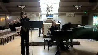 Paul Hindemith Sonata for Flute & Piano, 3rd movement, Sehr lebhaft - Marsch