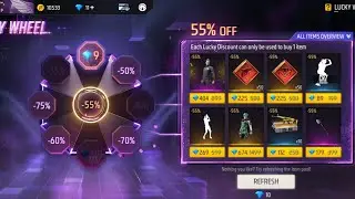 Completed lucky wheel |RIP diamond | #video | #freefire