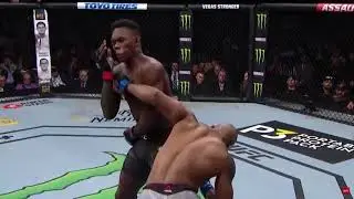 The counter Punch from Yoel Romero vs Israel Adesanya