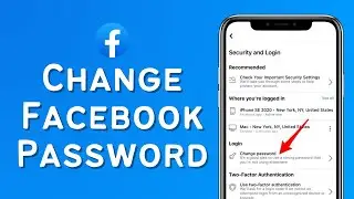 How To Change Facebook Password | Facebook Password Change