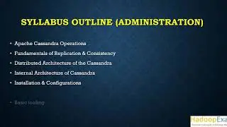 Cassandra 3x Administration Certification