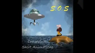 Stranded 🛸 Survival on a Deserted Island: An Adventure with Aliens #shortanimation